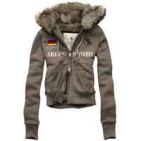 dames abercrombie fitch fur hooded outwear zip germay On Sale Goedkoop cqa00784